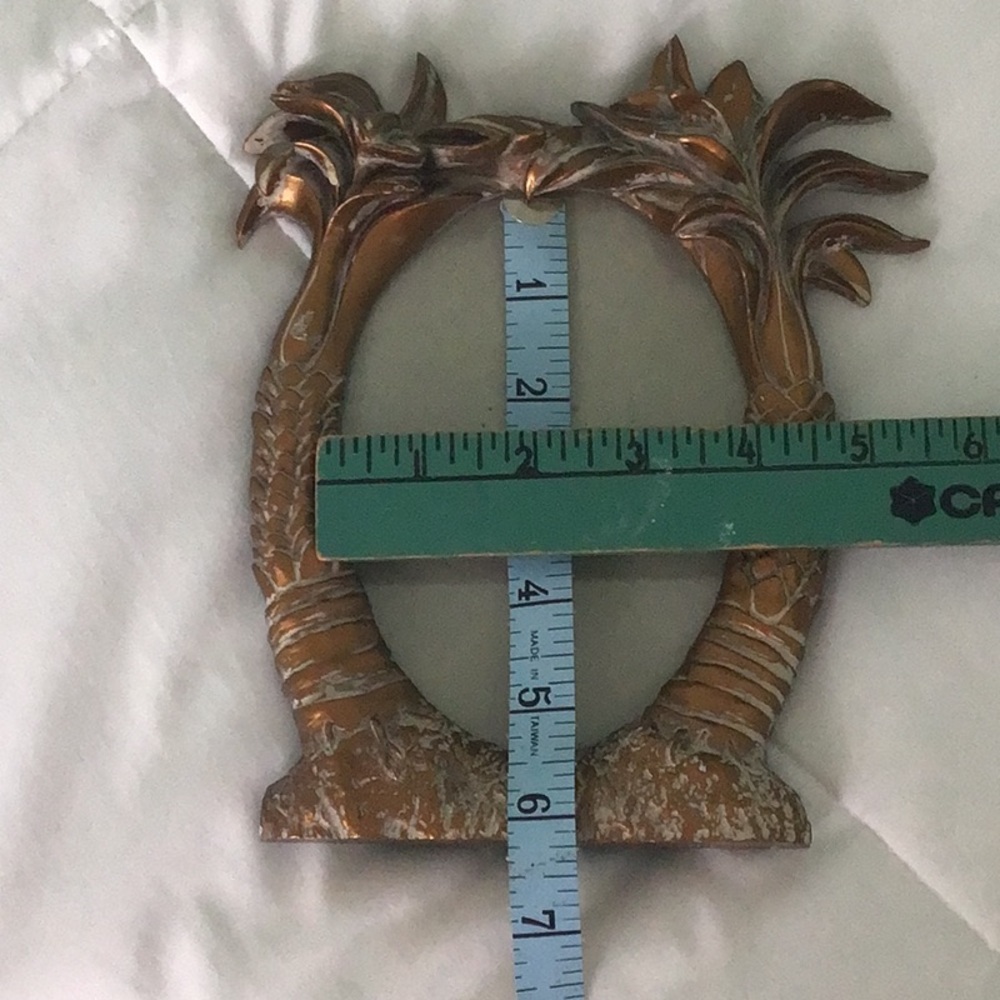 Oval ceramic palm tree photo frame - Picture 4 of 5